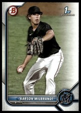 2022 Bowman Draft #BD-87 Karson Milbrandt