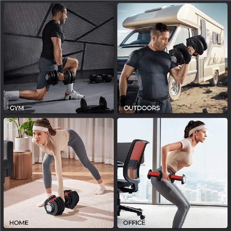 Quick Dumbbells 1個目（ターダン） Quick Dumbbells 1個目（ターダン） Amazon | FIELDOOR 可変式