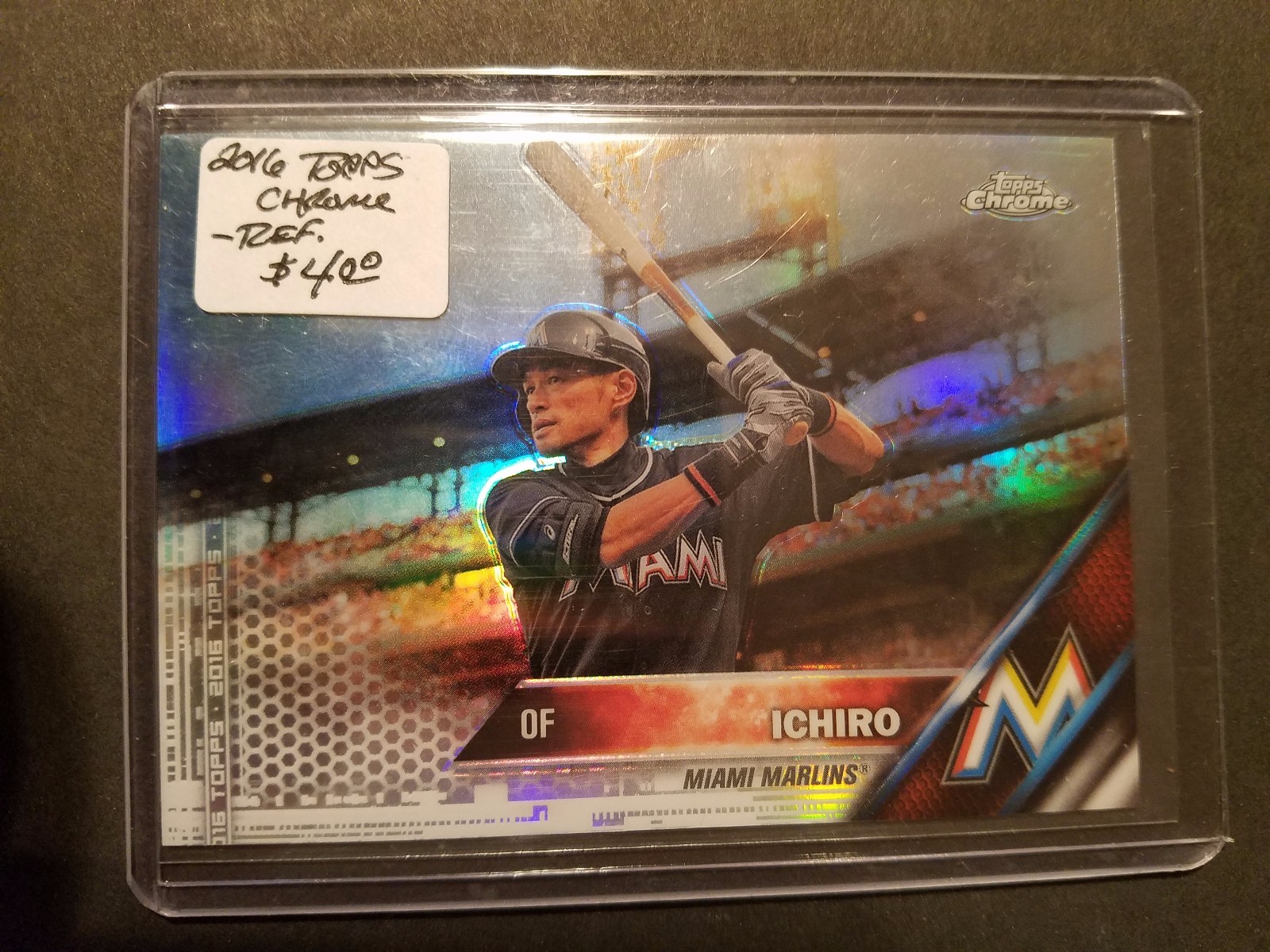 2016 Topps Chrome Refractors #116 Ichiro : Miami Marlins