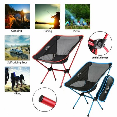 Outdoor Camping Ultralight Portable Folding Fishing Chair Bbq Hiking Seat Tool Ebay