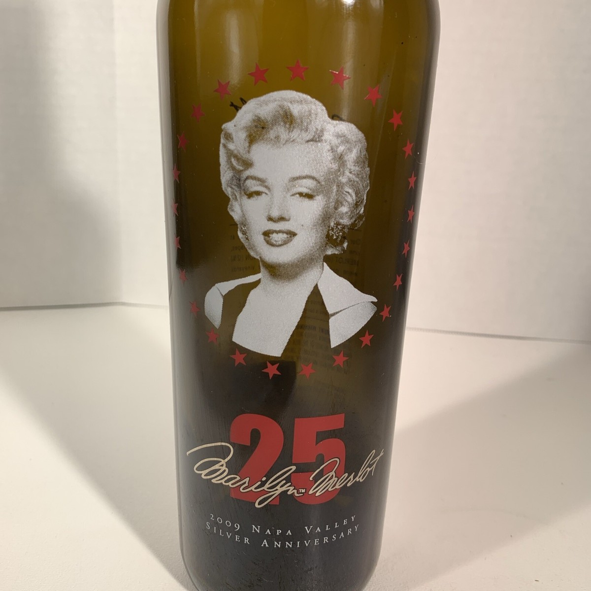 Marilyn Merlot Monroe 2009 25th Silver Anniversary Merlot Empty