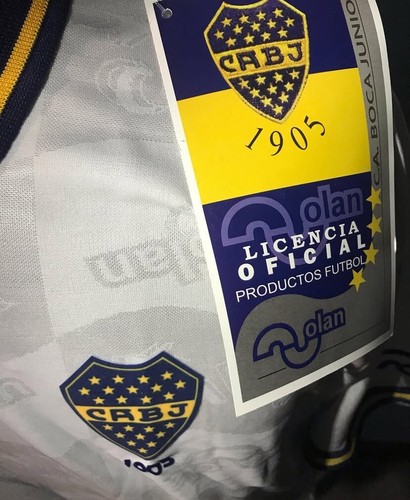 Alternative Soccer Jersey Olan Boca Juniors 95' New Original Reissue - Picture 5 of 8