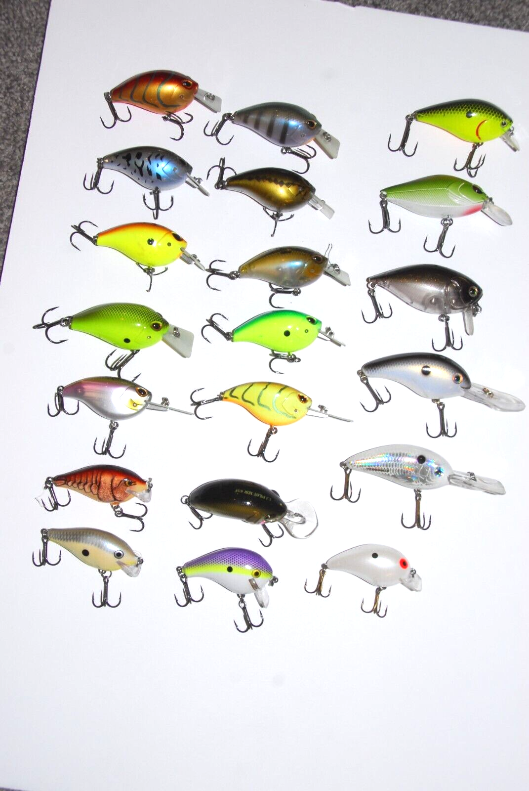 Lot of 20 Crankbait Lures Bagley Storm Arashi Scatter Rap Xcite XPS