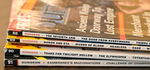 TSR's D&D Dungeon Magazine, Issues: #88, #89, #90 with bonus Polyhedron, #91 - Picture 2 of 8