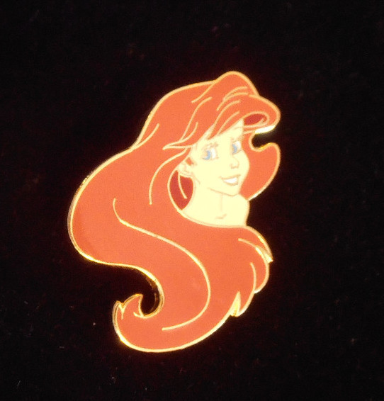 Disney World Princess Hair Ariel Cast Lanyard Series II Pin Pins
