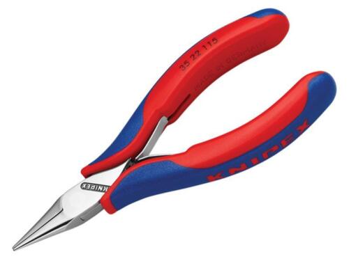 Knipex Half Round Electronics Pliers Multi-Component Grip 115mm KPX3522115 - Picture 1 of 9
