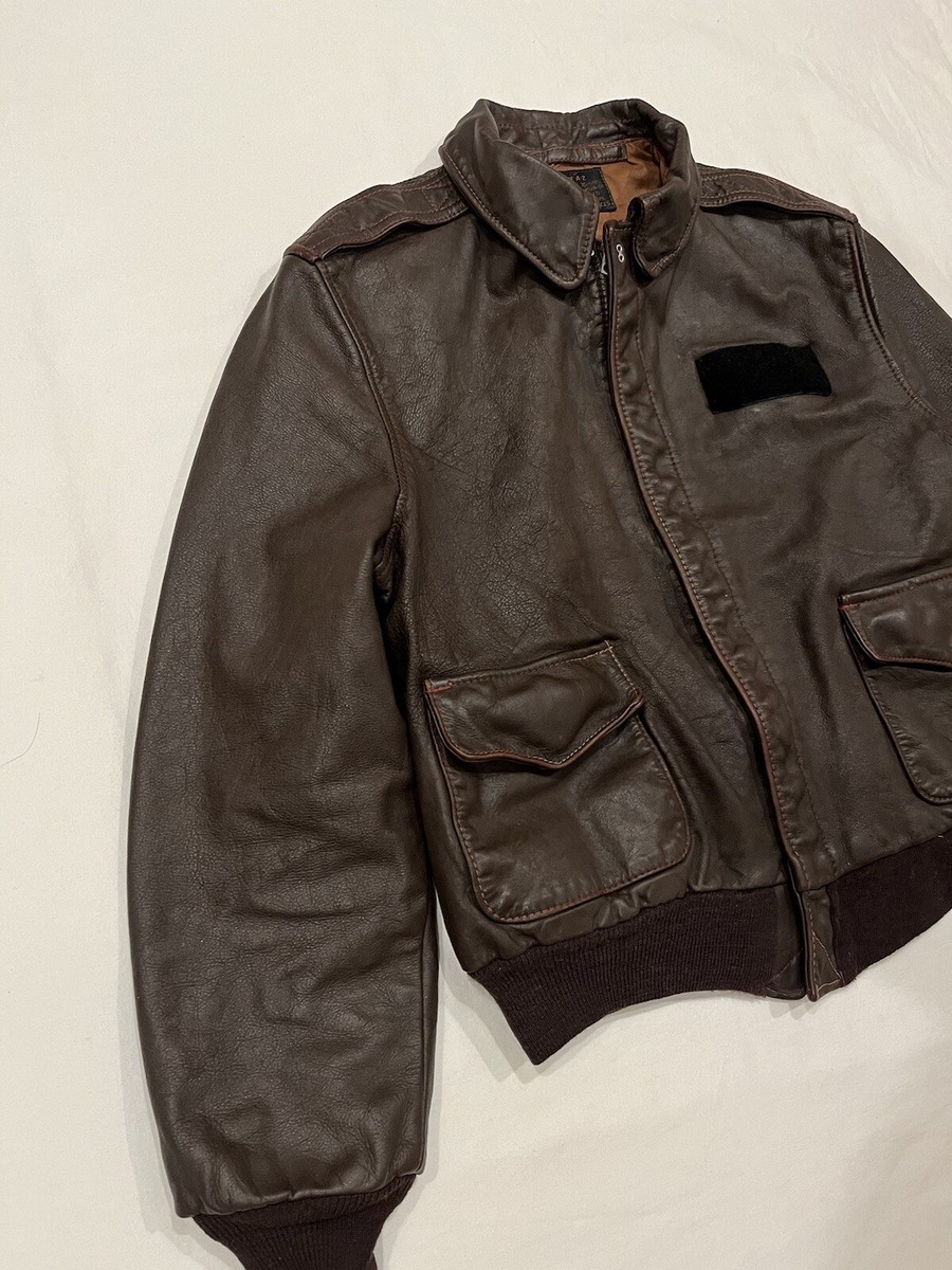 VTG Avirex Type A-2 Bomber Jacket WWII Pin Up Art Work Diabolical