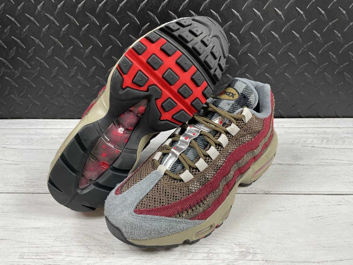 Nike Air Max 95 'Freddy Krueger' Size 7 DC9215-200 Velvet Brown