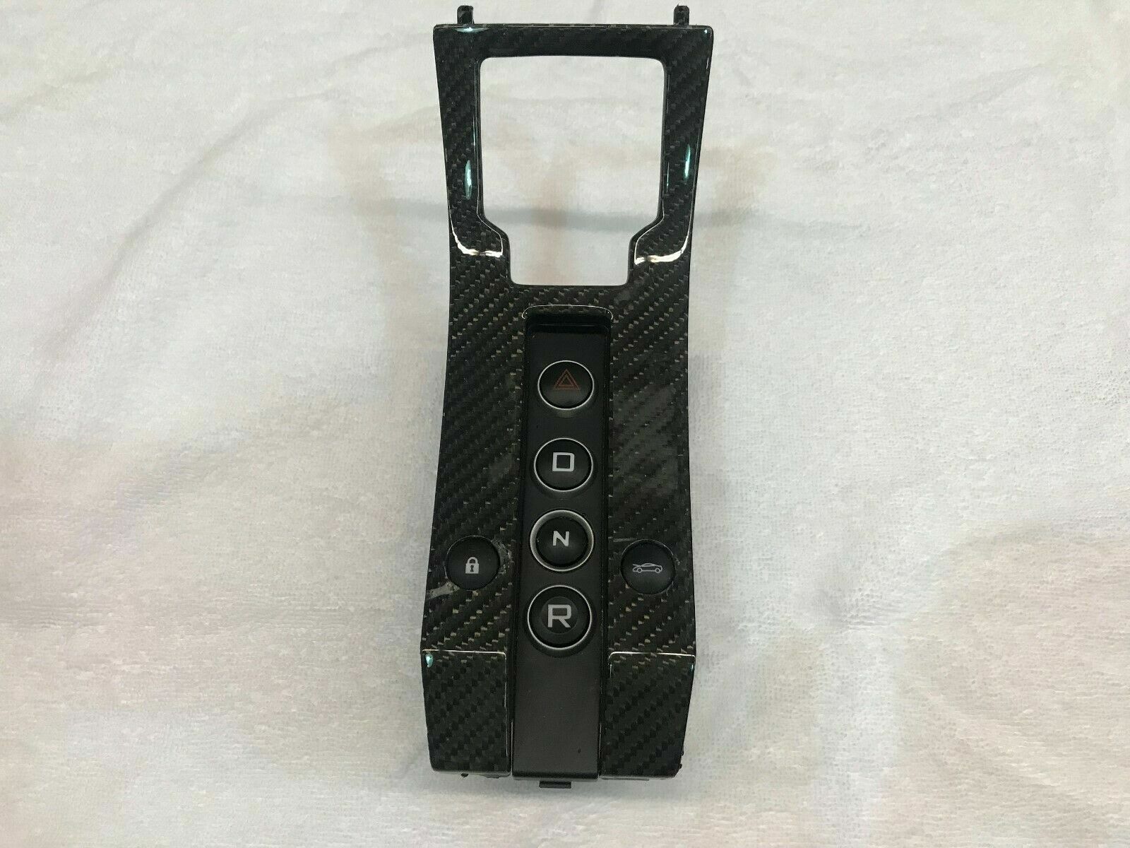 MCLAREN MP4-12C INTERIOR REVERSE CONTROL UNIT WITH CARBON COVER OEM 11M1245CP.01
