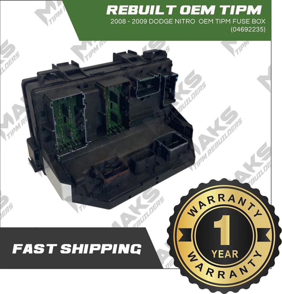 Dodge Nitro Jeep Liberty 2008 fabricante de equipos originales reconstruido TIPM 04692235 *¡programación incluida!* Foto 4 de 4