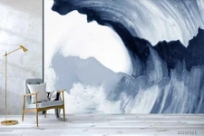 3D Watercolor Swirl Wallpaper Wall Mural Removable Self-adhesive Sticker301
