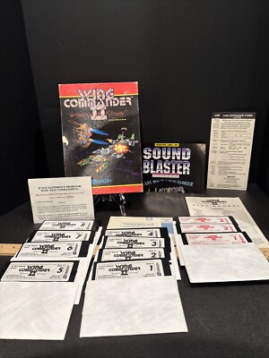1991 Origin WING COMMANDER II Vengeance Of The Kilrathi W/ Speech Pack