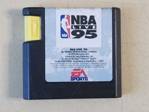 NBA Live 95 EA Sports 1995 Sega Genesis Video Game Cartridge Tested Works