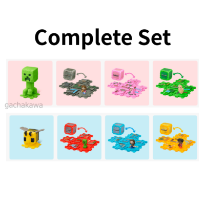 PSL McDonald's Adult Happy Meal Minecraft Toys Complete Set Of 8
