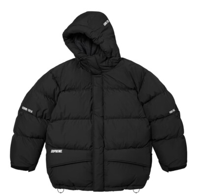 Supreme GORE-TEX ダウンジャケット 黒 Supreme GORE-TEX ダウンジャケット 黒 700-FILL