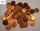 1937-S Lincoln Wheat Penny Cent Roll - Gem BU (red) - 50 Coin Lot #WR33
