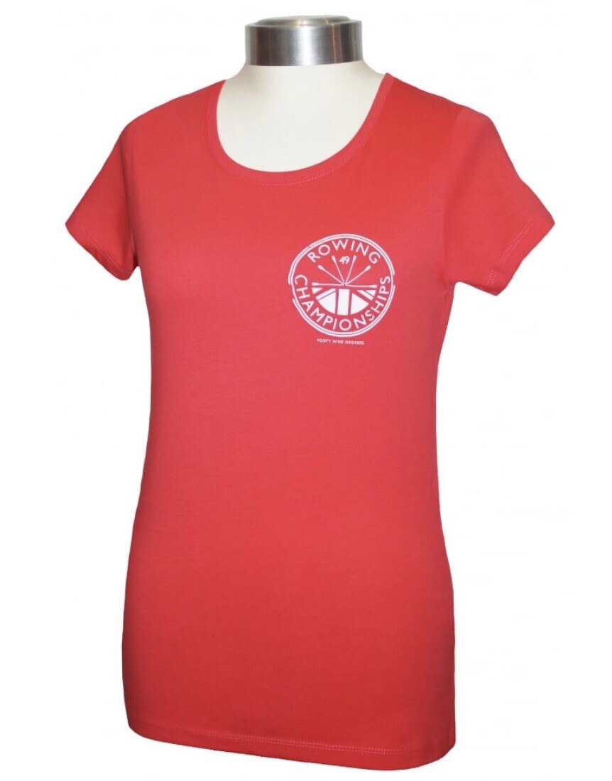 FILA T shirt donna 49 gradi Rowing Champs Hibiscus nuova taglia S