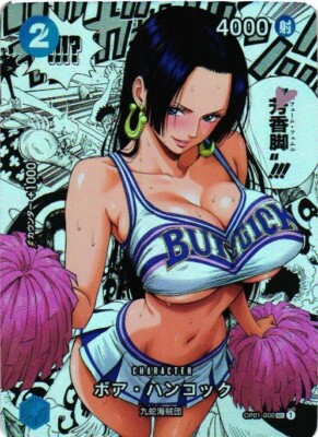 BOA ONE PIECE Holographic Custom Art Goddess Story Anime Collectible Card