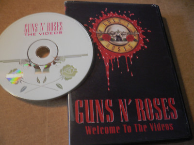 GUNS  'N'  ROSES - WELCOME TO THE VIDEOS  DVD  CODEFREE !!  AUSTRALIA 2002  RARE