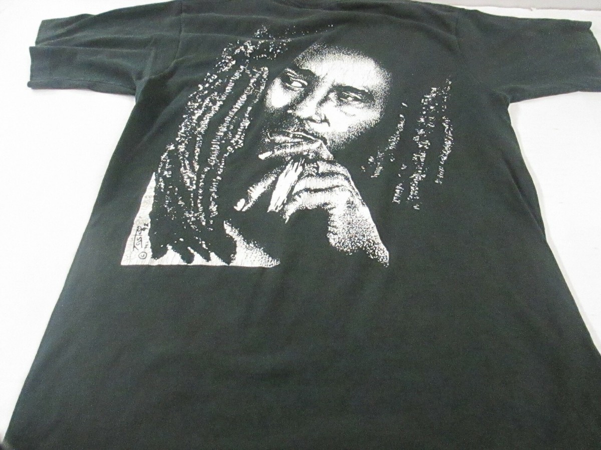 Bob Marley XL Fruit of the Loom　Vintage VTG RARE 90s Bob Marley bootleg Double Sided T Shirt Tag Fruit of