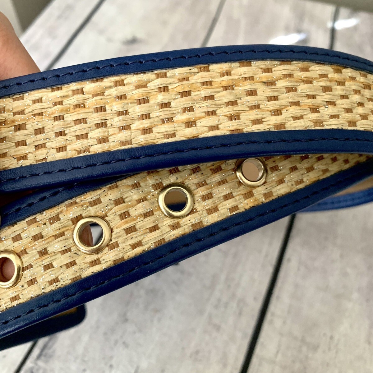 New Kate spade New York woven belt size M | eBay display picture 2