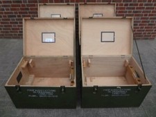 1x Aufbewahrungskiste 840x620x560 Aufbewahrung Holz ex Bundeswehr (P4)