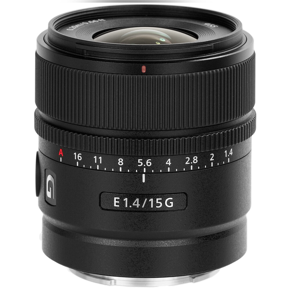Sony E 15mm f/1.4 G Lens + 7 Piece Filter & More - 128GB Accessory