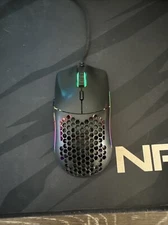 Glorious PC Gaming Race GO-BLACK 12000 DPI RGB Led Gaming Mouse - Black