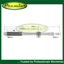Premier Rear Brake Hose Fits Ford Focus C-Max 1.4 1.6 dCi 1.8 2.0 #2 3M512282GD