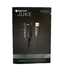 ROCCAT Juke Virtual 7.1 USB Stereo Soundcard  Headset Adapter - New Gaming PC