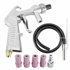 Ceramic Nozzle Air Sand Blaster Kit Blasting Grit Shot Sandblaster Siphon