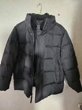 andrew marc mens marc new york down puffer jacket fleece lined PERFECT sz XL 