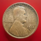 1914-S Very Good Lincoln Wheat Cent Penny “Actual Coin Pictured" 833