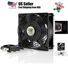 AXIAL 1238, Muffin Fan, 115V 120V AC 120mm x 38mm High Speed, for DIY Cooling...