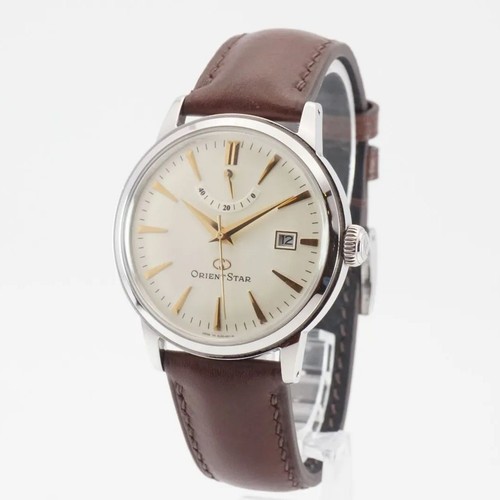 Orologio uomo automatico Orient Star EL05-D0-B quadrante avorio 39 mm analogico dal Giappone - Foto 4 di 18