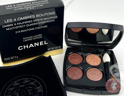 Chanel Les 4 Ombres Boutons Eyeshadow 219 BOUTONS COUTURE Limited