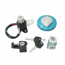 Ignition Switch Fuel Gas Cap Helmet Seat Lock Key Set For Honda Rebel 250 CMX250