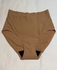 Knix Women's Super Absorbency Leakproof High Rise Panties Sz M Beige