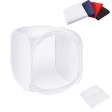 NEEWER STL-60D 24" Photo Studio Light Cube w/ 4 Backdrops