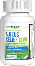 Mucus Relief DM Dextromethorphan Hbr 20Mg Guaifenesin 400Mg No Benzene