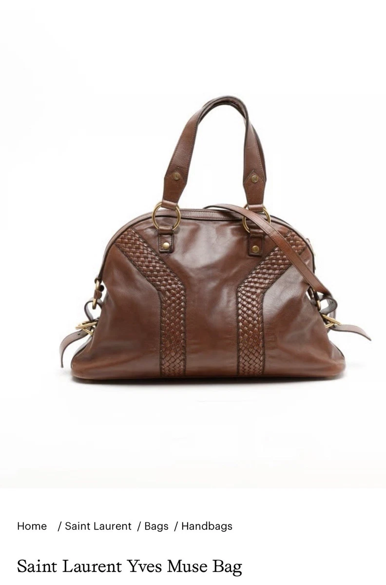 YVES SAINT LAURENT ミューズ ハンドバッグ　ブラウン Saint Laurent Muse Brown Bags & Handbags for Women for sale | eBay