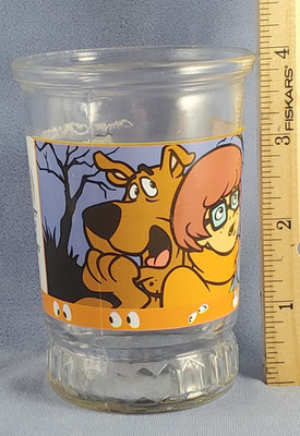 1999 BAMA  Jelly Glass VELMA AND SCOOBY  #1 Witch s Ghost Series Promotional