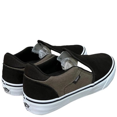 Vans Asher Deluxe Shoes Mens Size 12 Brown Cozy Knit Coffee Slip-On Sneakers New VANS Asher Deluxe Slip-on Shoes Men main image 4