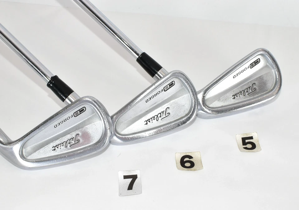 Titleist 712 CB Forged 6p 5-6-7-8-9-Pw RH Golf Club Iron Set NSPRO 950GH Stiff - Image 4 of 4