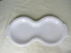Fiestaware Creamer Sugar Tray ONLY~ Figure 8 Dish White
