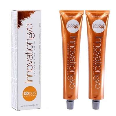 BBcos innovationEvo Hair Color 4/07-Natural Brown Tobacco -free shipping 2 PACK