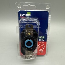 Leviton 2620 30 Amp, 250 Volt, Flush Mounting Locking Receptacle, Industrial