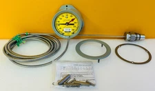 Weksler 31GKY00FF12Y 20°-240°F, 3-1/2" Dial, +/-1%, Remote Thermometer. Tested!