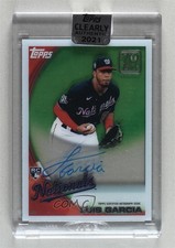 2021 Clearly Authentic 70 Years of Topps Baseball Luis Garcia #70TBA-LG Auto 7c5