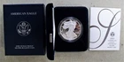 2005-W SILVER EAGLE DOLLAR PROOF COIN WITH ORIGINAL US MINT PACKAGING & COA